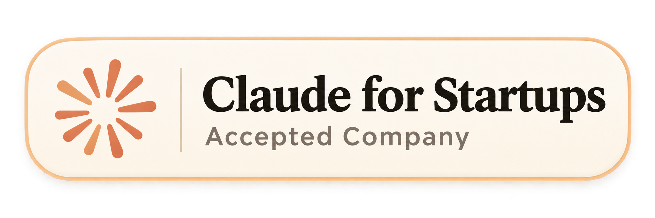 Claude for Startups Accepted Company